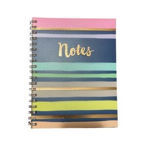 New Colorful Striped Notebook